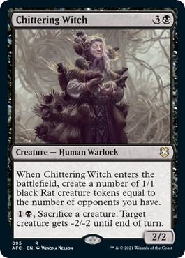 Chittering Witch 95 (Commander: Adventures in the Forgotten Realms)  | Good Games Adelaide SA