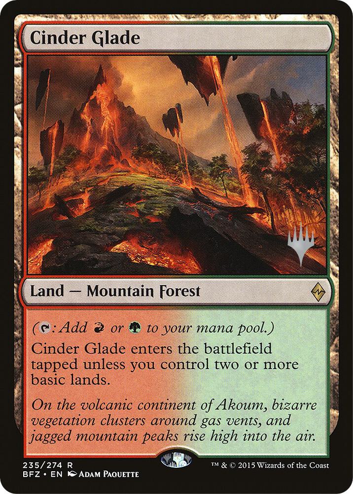 Cinder Glade 235 (Promo Pack: Kaldheim)  | Good Games Adelaide SA