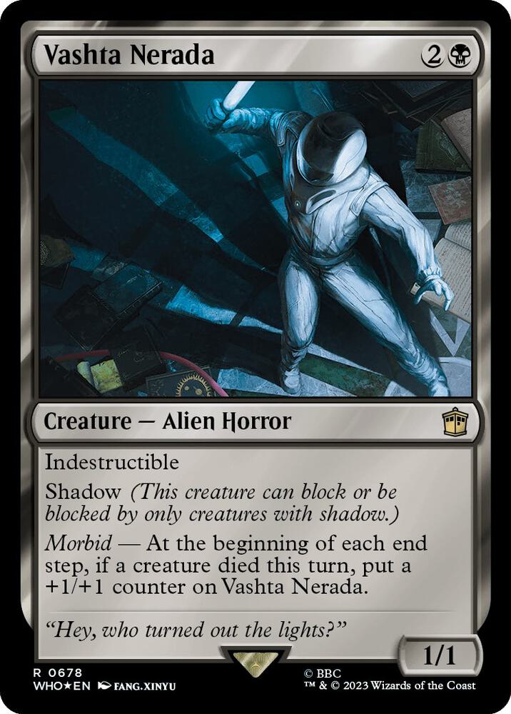 Vashta Nerada 678 (Universes Beyond: Doctor Who)  - Foil | Good Games Adelaide SA