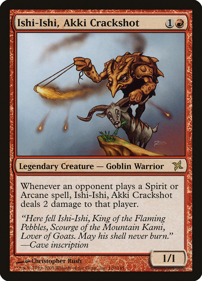 Ishi-Ishi, Akki Crackshot 110 (Betrayers of Kamigawa)  - Foil | Good Games Adelaide SA