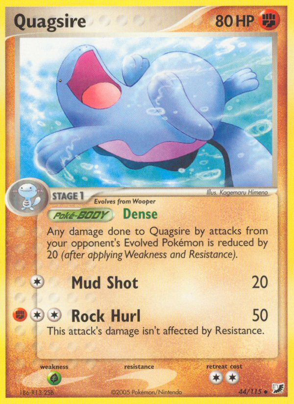 Quagsire (44/115) [EX: Unseen Forces] | Good Games Adelaide SA