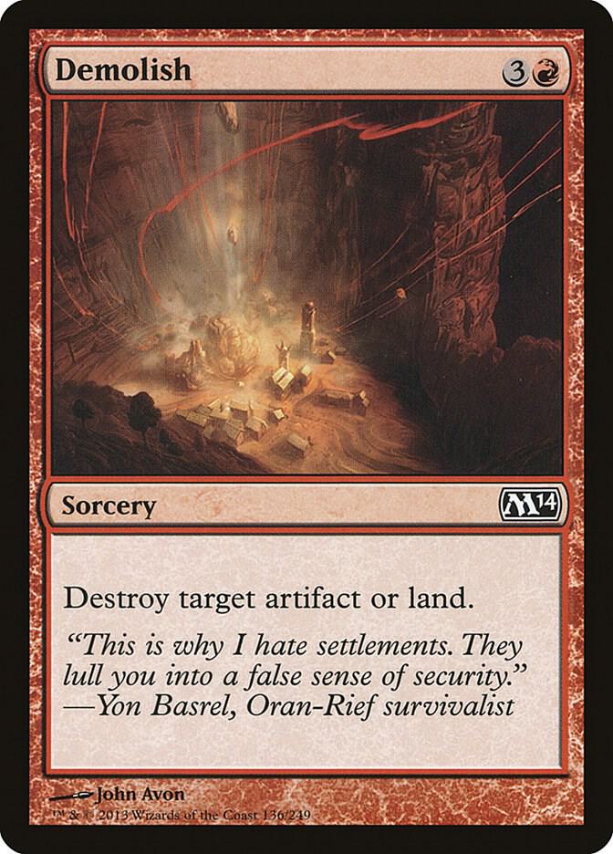 Demolish 136 (Magic 2014 (M14))  - Foil | Good Games Adelaide SA