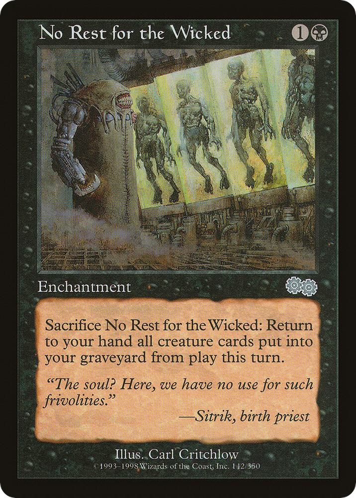 No Rest for the Wicked 142 (Urza's Saga)  | Good Games Adelaide SA
