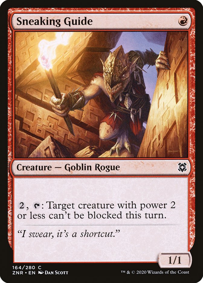 Sneaking Guide 164 (Zendikar Rising)  - Foil | Good Games Adelaide SA