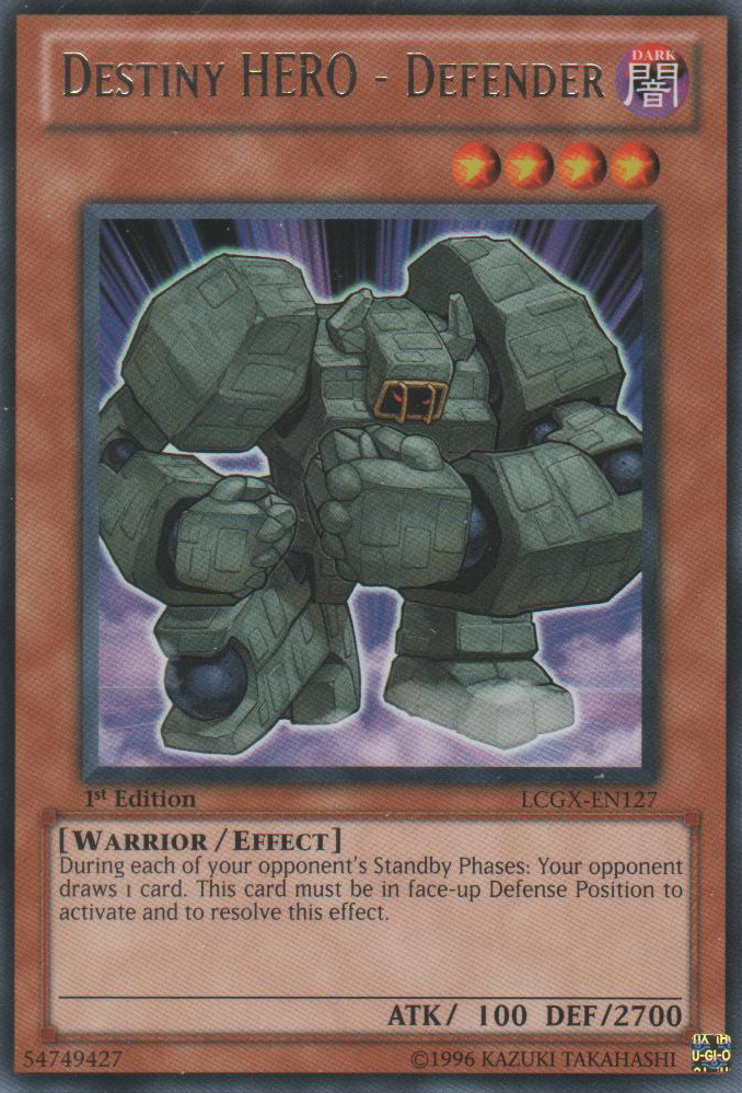 Destiny HERO - Defender [LCGX-EN127] Rare | Good Games Adelaide SA