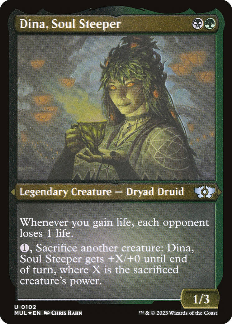 Dina, Soul Steeper (Foil Etched) [Multiverse Legends] | Good Games Adelaide SA