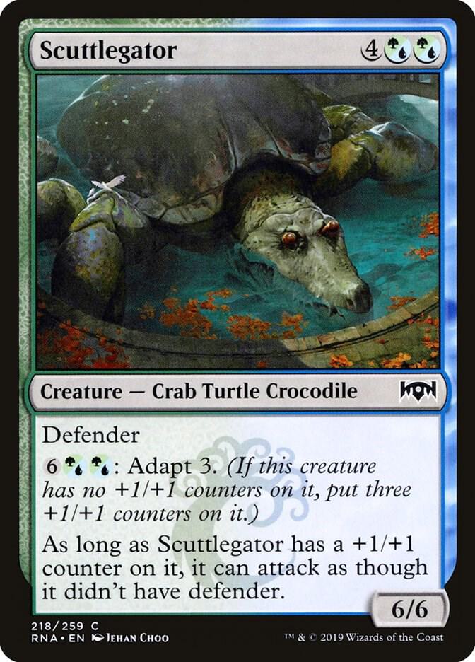 Scuttlegator 218 (Ravnica Allegiance)  - Foil | Good Games Adelaide SA