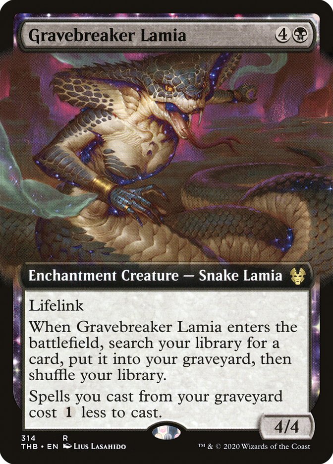 Gravebreaker Lamia (Extended Art) [Theros Beyond Death] | Good Games Adelaide SA