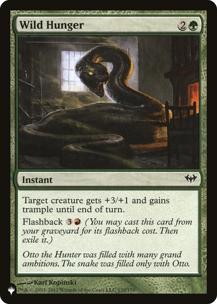 Wild Hunger [The List Reprints] | Good Games Adelaide SA