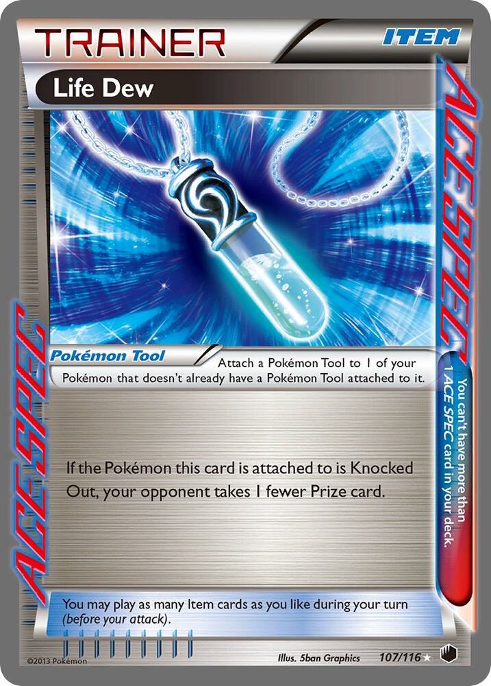 Life Dew 107/116 (Plasma Freeze)  - Holofoil | Good Games Adelaide SA