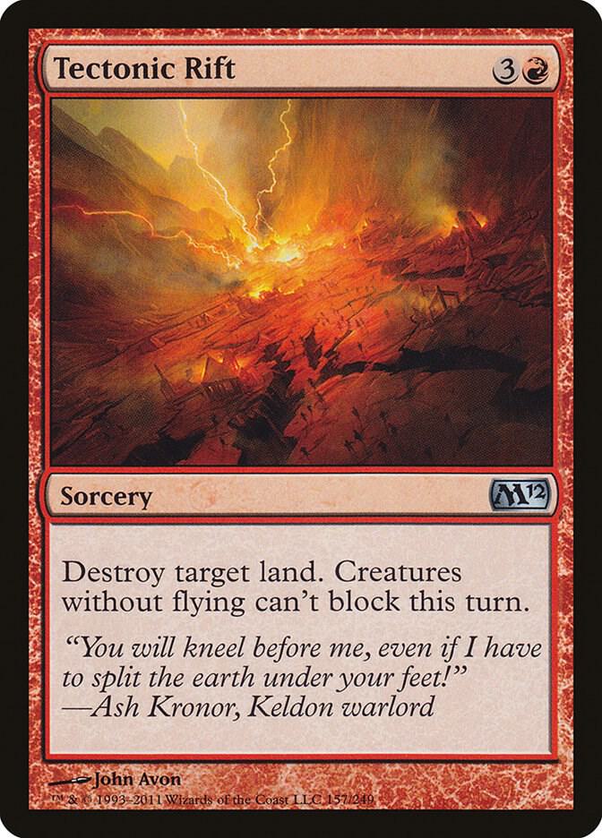 Tectonic Rift 157 (Magic 2012 (M12))  - Foil | Good Games Adelaide SA