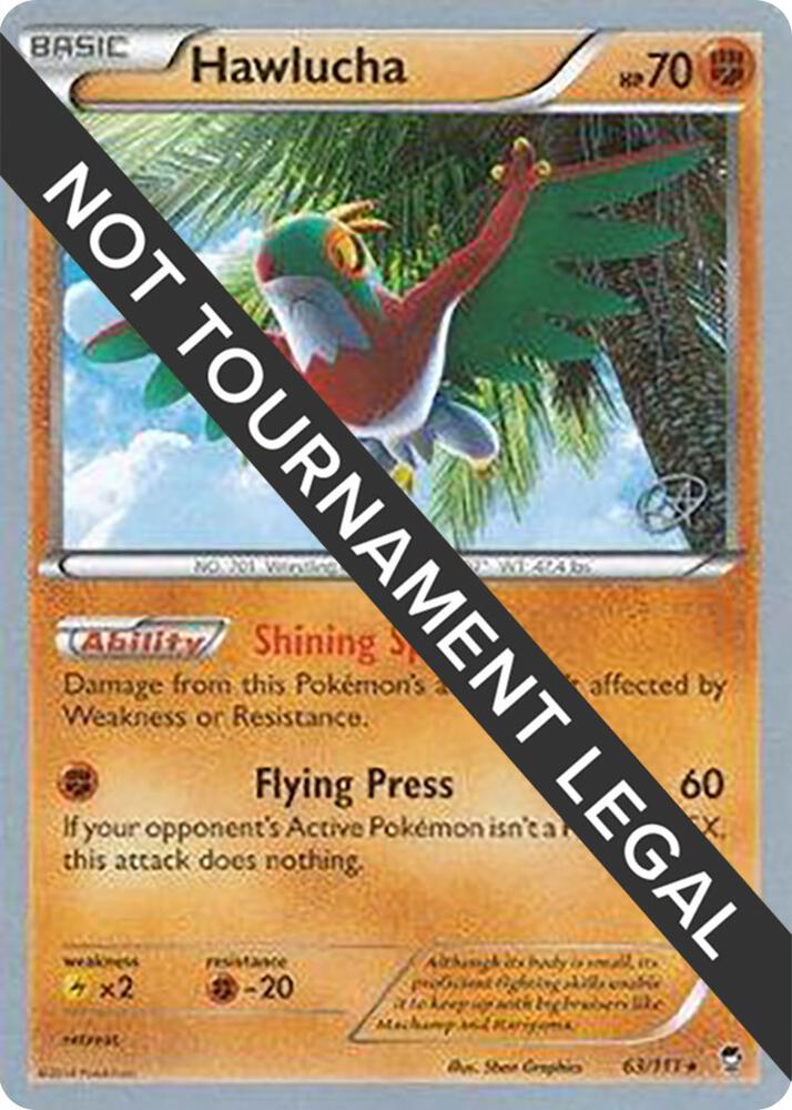 Hawlucha 2015 Rowan Stavenow 63/111 (World Championship Decks)  | Good Games Adelaide SA