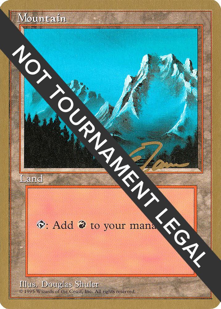 Mountain B 1996 Eric Tam 4ED  (World Championship Decks)  | Good Games Adelaide SA