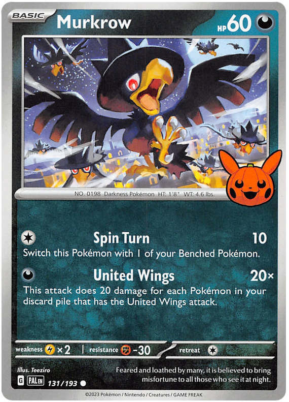 Murkrow (131/193) [Trick or Trade 2023] | Good Games Adelaide SA