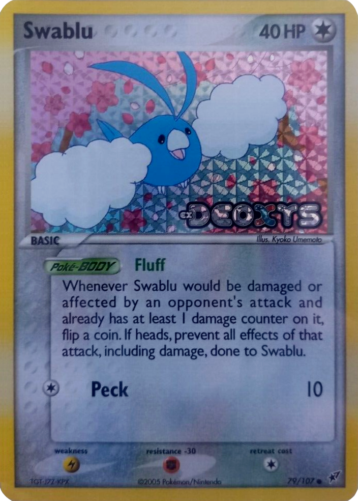Swablu (79/107) (Stamped) [EX: Deoxys] | Good Games Adelaide SA