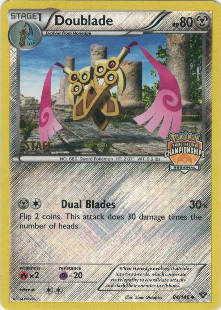 Doublade 84 146 Regional Championships Staff 084/146 (League & Championship Cards)  - Reverse Holofoil | Good Games Adelaide SA