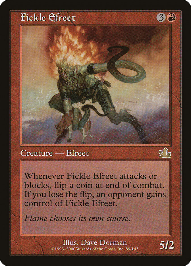Fickle Efreet 89 (Prophecy)  - Foil | Good Games Adelaide SA