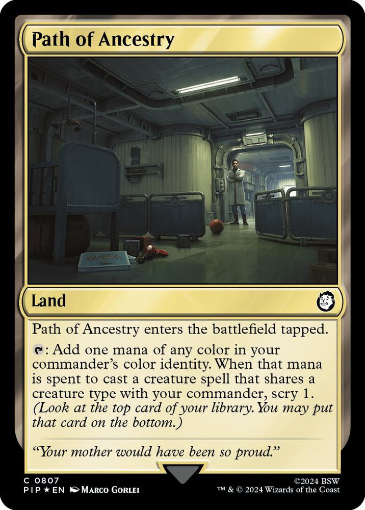 Path of Ancestry 807 (Universes Beyond: Fallout)  - Foil | Good Games Adelaide SA
