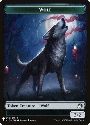Wolf Ashaya the Awoken World Double Sided Token 13 // 7 (The List Reprints)  | Good Games Adelaide SA