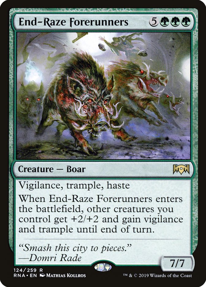 End-Raze Forerunners [Ravnica Allegiance] | Good Games Adelaide SA