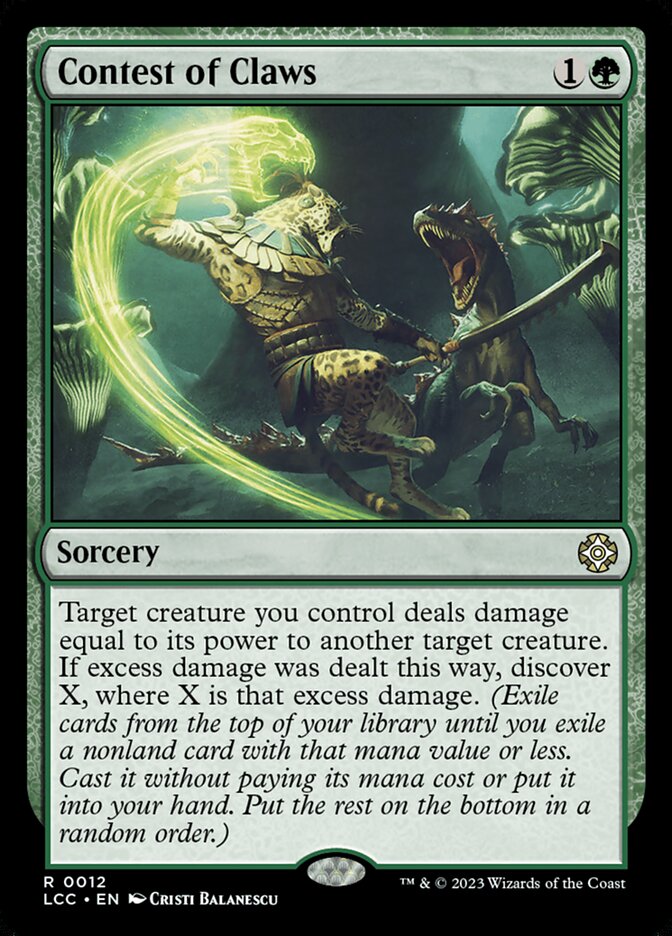 Contest of Claws 12 (Commander: The Lost Caverns of Ixalan)  - Foil | Good Games Adelaide SA