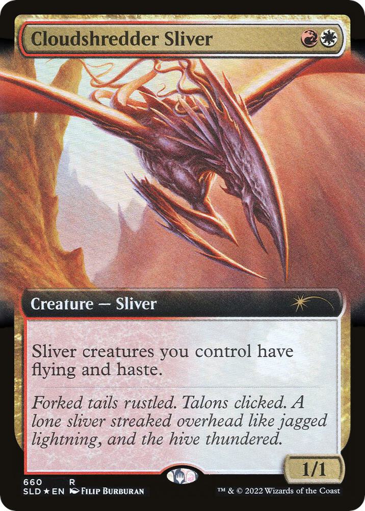 Cloudshredder Sliver Extended Art 660 (Secret Lair Drop Series)  - Foil | Good Games Adelaide SA