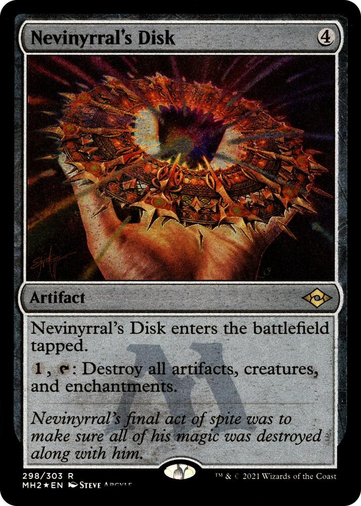 Nevinyrrals Disk Foil Etched 298 (Modern Horizons 2)  - Foil | Good Games Adelaide SA