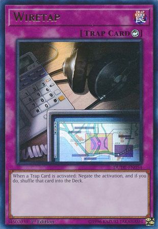 Wiretap [DUDE-EN054] Ultra Rare | Good Games Adelaide SA