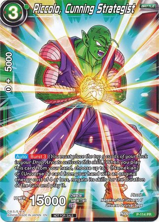 Piccolo, Cunning Strategist (Power Booster) (P-114) [Promotion Cards] | Good Games Adelaide SA