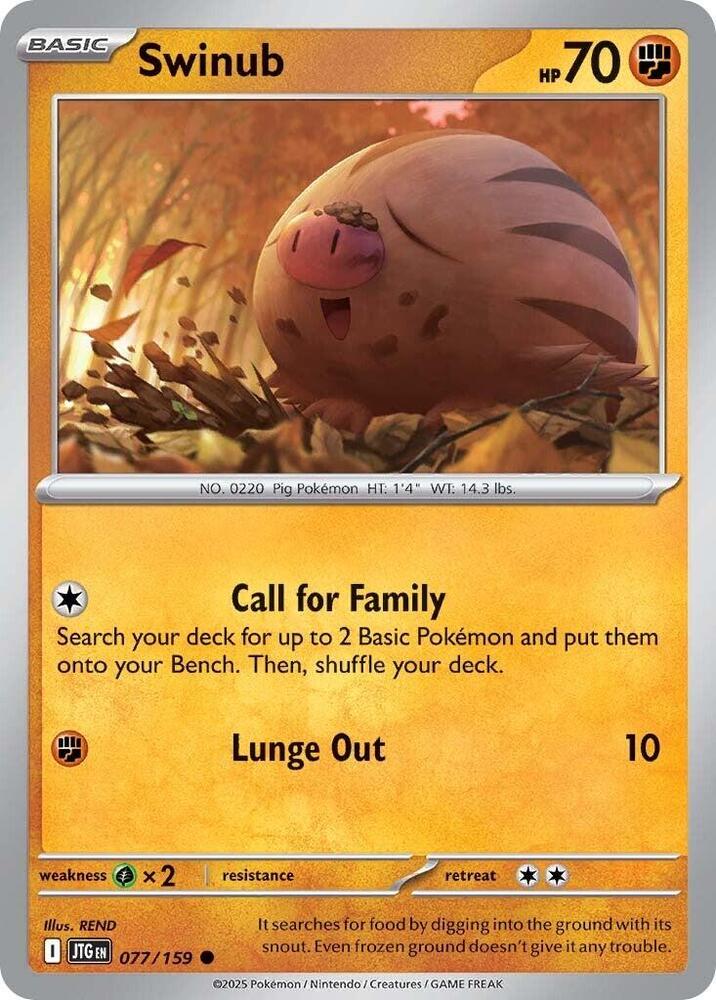 Swinub 077/159 (SV09: Journey Together)  | Good Games Adelaide SA