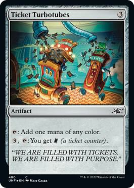 Ticket Turbotubes Galaxy Foil 480 (Unfinity)  - Foil | Good Games Adelaide SA
