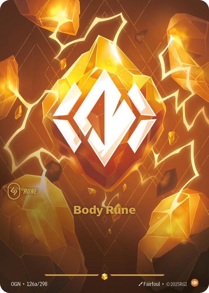 Body Rune 126a/298 (Origins)  - Foil | Good Games Adelaide SA