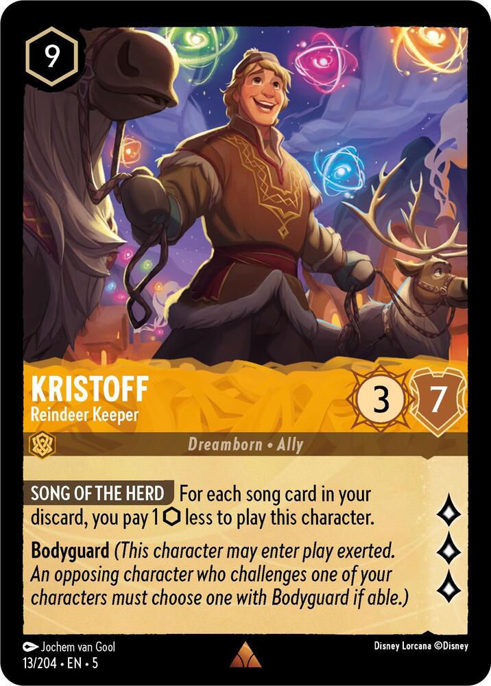 Kristoff Reindeer Keeper 13/204 (Shimmering Skies)  | Good Games Adelaide SA