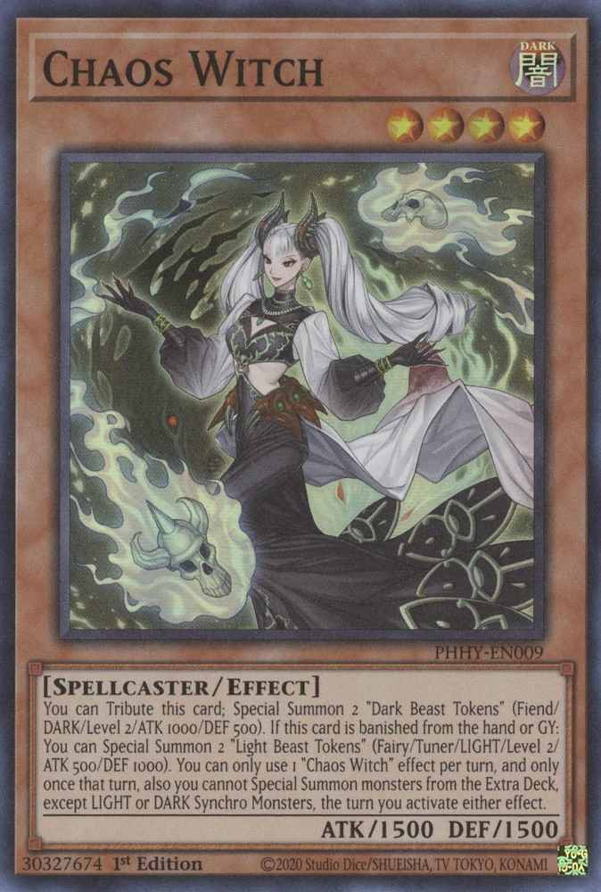 Chaos Witch [PHHY-EN009] Super Rare | Good Games Adelaide SA