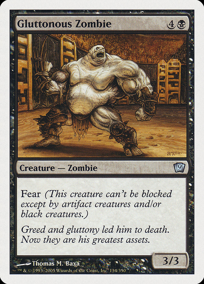 Gluttonous Zombie 134 (9th Edition)  | Good Games Adelaide SA