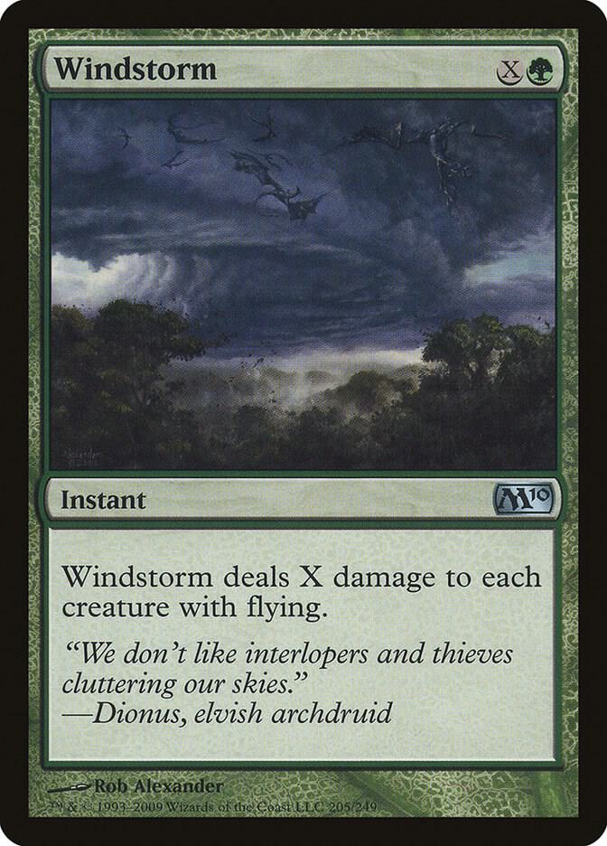 Windstorm 205 (Magic 2010 (M10))  - Foil | Good Games Adelaide SA