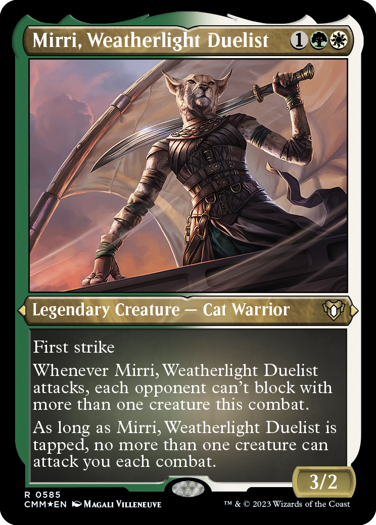 Mirri, Weatherlight Duelist (Foil Etched) [Commander Masters] | Good Games Adelaide SA