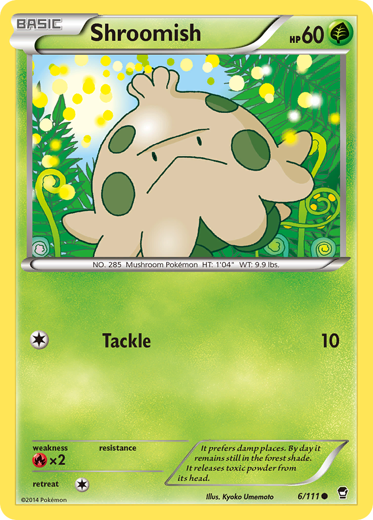 Shroomish (6/111) [XY: Furious Fists] | Good Games Adelaide SA