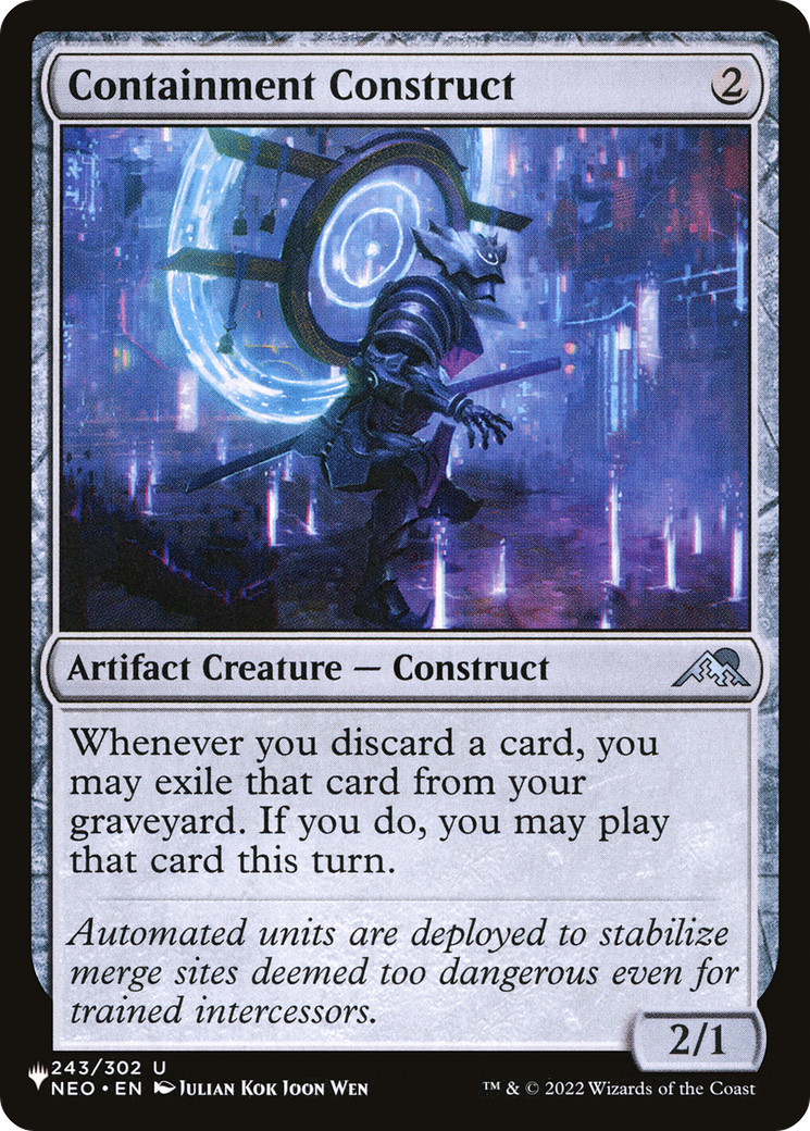 Containment Construct [The List Reprints] | Good Games Adelaide SA