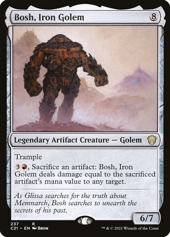 Bosh, Iron Golem 237 (Commander 2021)  | Good Games Adelaide SA
