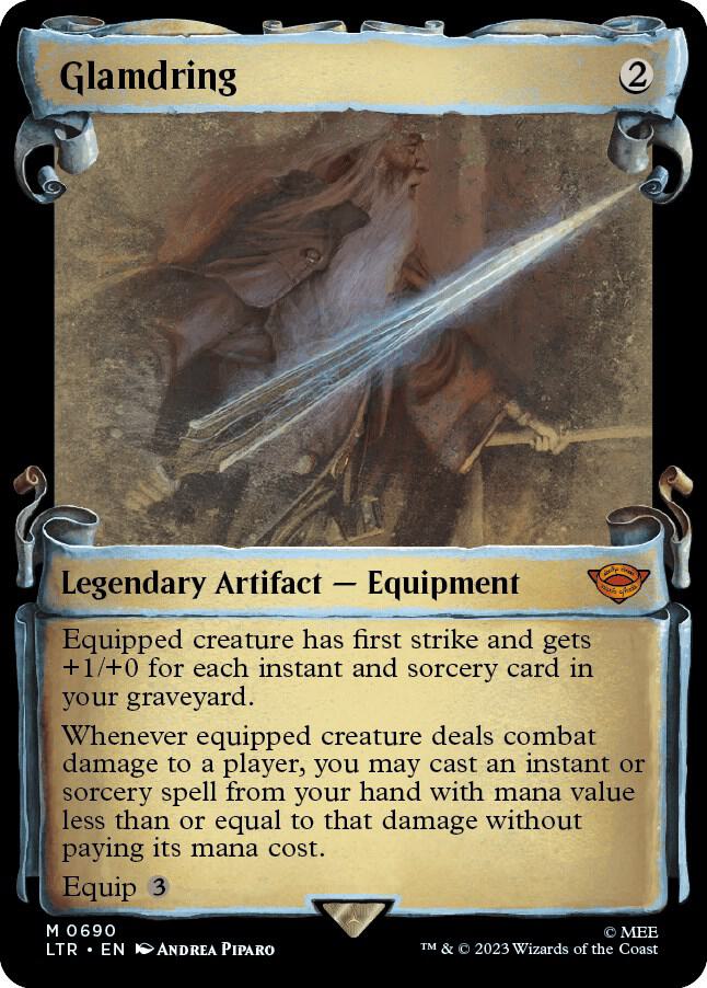 Glamdring 690 (Universes Beyond: The Lord of the Rings: Tales of Middle-earth)  - Showcase Scroll | Good Games Adelaide SA