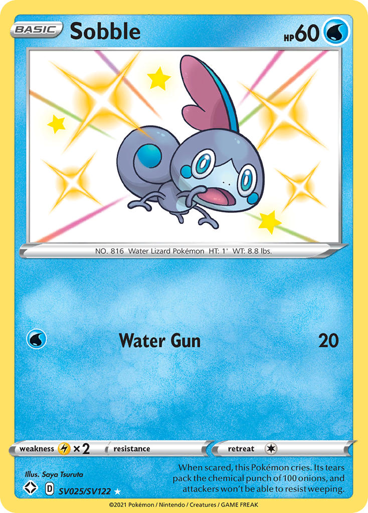 Sobble (SV025/SV122) [Sword & Shield: Shining Fates] | Good Games Adelaide SA