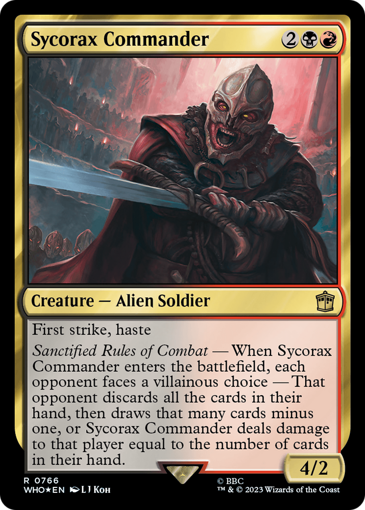 Sycorax Commander (Surge Foil) [Doctor Who] | Good Games Adelaide SA
