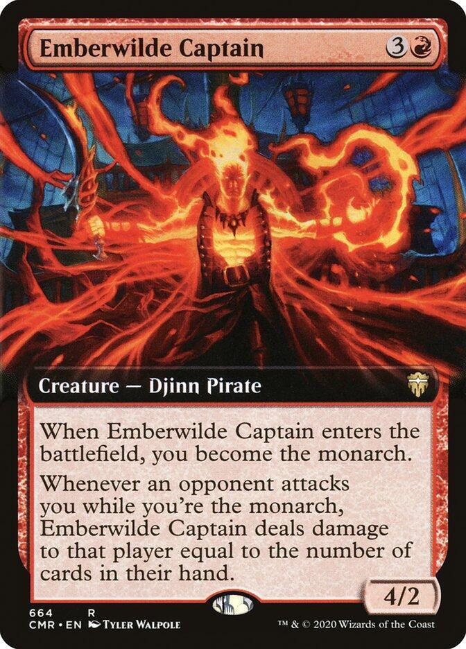 Emberwilde Captain 664 (Commander Legends)  - Extended Art Foil | Good Games Adelaide SA