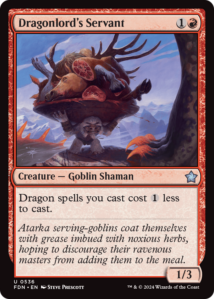 Dragonlord's Servant [Foundations] | Good Games Adelaide SA