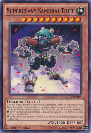 Superheavy Samurai Thief [MP16-EN108] Common | Good Games Adelaide SA