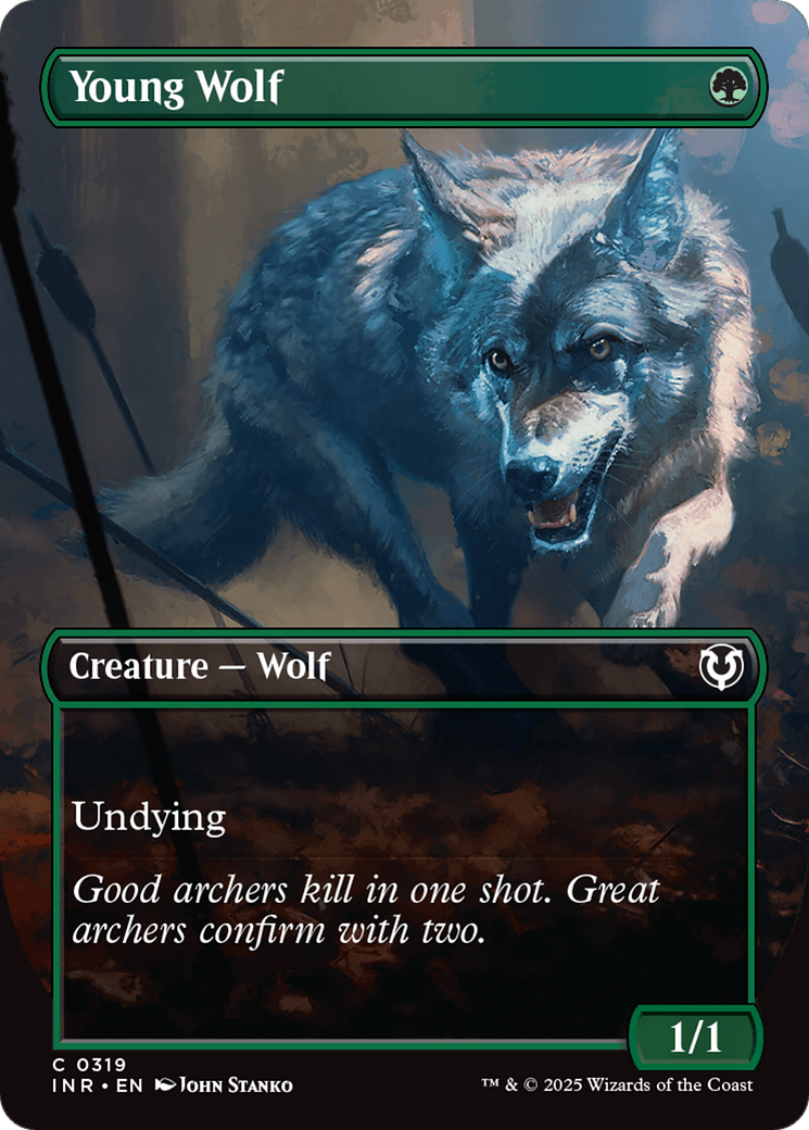 Young Wolf (Borderless) [Innistrad Remastered] | Good Games Adelaide SA