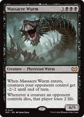 Massacre Wurm [Duskmourn: House of Horror Commander] | Good Games Adelaide SA