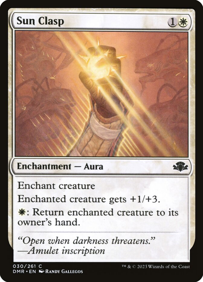 Sun Clasp 30 (Dominaria Remastered)  - Foil | Good Games Adelaide SA