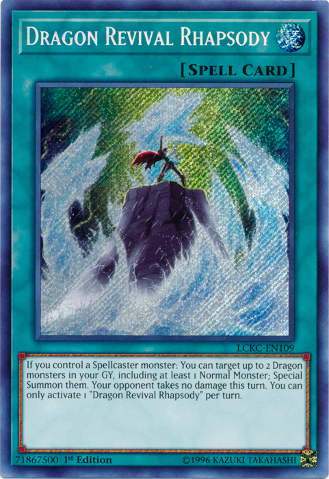 Dragon Revival Rhapsody [LCKC-EN109] Secret Rare | Good Games Adelaide SA